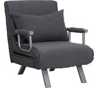 DecHome Poltrona Letto Trasformabile Rivestimento Microfibra