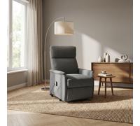 DecHome Poltrona per Anziani Elettrica Alzapersone 66x90x97 cm Grigio