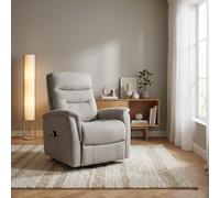 DecHome Poltrona Relax Reclinabile Elettrica 84x100x103 cm Beige