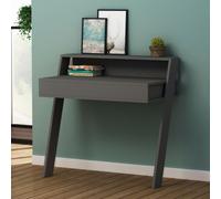 DecHome Scrittoio Moderno 94x50x91 cm colore Antracite - Cowork