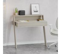 DecHome Scrittoio Moderno 94x50x91 cm colore Cashmere - Cowork