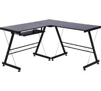 DecHome Scrivania Angolare Moderna 210x50x73,5 cm colore Nero