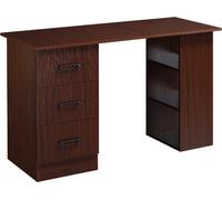 Scrivania con Cassettiera Moderna 120x49x72 cm Noce DecHome