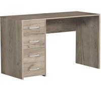 DecHome Scrivania con Cassettiera Moderna 120x50x74 cm Rovere
