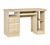 DecHome Scrivania con Cassettiera Moderna 125x60x74 cm Legno