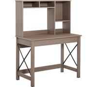 DecHome Scrivania Moderna 105x50x137,5 cm Nero/Legno