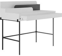 DecHome Scrivania Moderna 110x60x101 cm Bianco - Leila