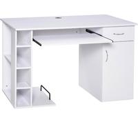 DecHome Scrivania Moderna 120x60x74 cm Bianco