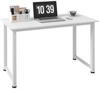 DecHome Scrivania Moderna 120x60x76 cm Bianco