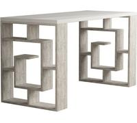 DecHome Scrivania Moderna 140x60x75 cm colore Bianco/Beige - Labirent