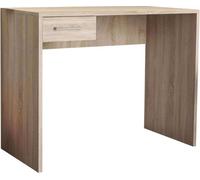 SCRIVANIA PORTA PC MODERNO TAVOLO DA LAVORO UFFICIO CON CASSETTO LEGNO MOD.TOM