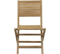 Sedia in legno da giardino pieghevole robusta senza braccioli in Teak Pieghevole