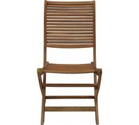 DecHome Sedia Pieghevole in Legno di Acacia 50x64x94 cm Marrone Serena