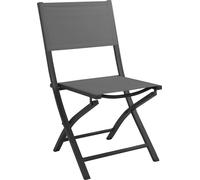 DecHome Sedia Pieghevole in Textilene cm 58x46x85 h Antracite AT804160