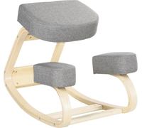 DecHome Sedia Posturale in Tessuto colore Grigio