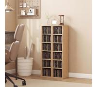 DecHome Set 2 Librerie Moderne 6 Ripiani in Legno 21x22.5x88.5 cm Legno