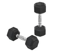 DecHome Set 2 Manubri Esagonali 5kg con Impugnatura Antiscivolo Nero A282V01AO12