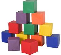 DecHome Set Cubi Morbidi 12 Pezzi Prime Attività per Bambini da 2+ Anni