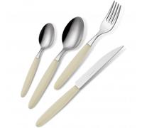 DecHome Set Posate 24 Pezzi colore Avorio - BARF24LIG614