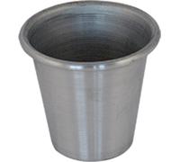 DecHome Stampo per Dolci Babà Antiaderente in Alluminio 7 x 8 H cm colore Argento