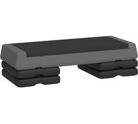 DecHome Stepper Fitness Regolabile a 10.5/15.5/20.5 cm con Superficie Antiscivolo e Capacit 250 kg colore Grigio - 0GYJ743