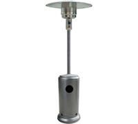 DecHome Stufa a Gas per Bombola GPL da Esterno Infrarossi Fungo Riscaldante Potenza 13 kW Ø 46 x 86 h colore Grigio Chiaro - BQ804094-LGRE