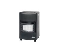 Stufa ad infrarossi mobile gas gpl arturo nero 4.200W fino a 216m3 3 livelli