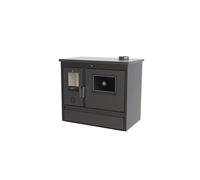 DecHome Stufa a Legna in Acciaio e Ghisa 11,16 kW 319 m3 Antracite Sparta