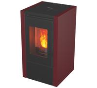 STUFA A PELLET LITTLE 6 - KW 6,2 Col. Bordeaux