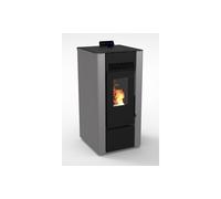 DecHome Stufa a Pellet Ventilata 6,9 kW Serbatoio 15Kg 197 m3 Antracite Efesto 6