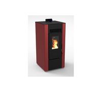 DecHome Stufa a Pellet Ventilata 8,10 kW Serbatoio 15Kg 226 m3 Bordeaux Efesto 9