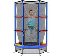 DecHome Tappeto Elastico per Bambini 3-6 Anni ø140x190 cm Multicolore R5121MX