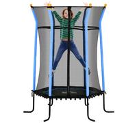 DecHome Tappeto Elastico per Bambini Ingresso a Cerniera Azzurro 2BUJ747