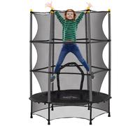 DecHome Tappeto Elastico per Bambini Rete di Sicurezza 3-10 Anni Nero U6352BK