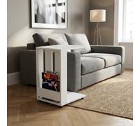 Tavolino Salotto Rettangolare 37x45x60 Bianco Edi DecHome