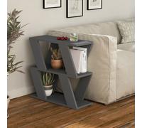 DecHome Tavolino Salotto Rettangolare 57x60x22 Antracite Lazena