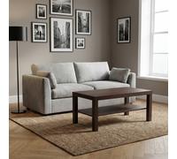 DecHome - Tavolino Salotto Moderno in Legno Rettangolare Dimensioni 90x45x40,5 cm Noce