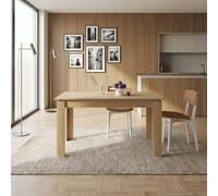 DecHome Tavolo Allungabile da Pranzo 120-170x80x75.5 cm Rovere - Megaron