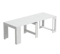 DecHome Tavolo Consolle Allungabile Design Moderno 48-240x90x78 cm colore Bianco