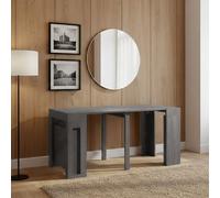 DecHome Tavolo Consolle Allungabile Ingresso 45-300 X 90 cm Grigio