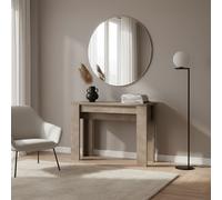 DecHome Tavolo Consolle Allungabile Ingresso 78,5-252x54x78 cm Rovere