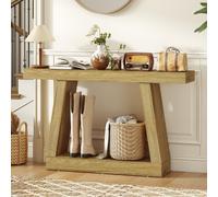 DecHome Tavolo Consolle Ingresso Design Moderno 140x30x83 cm Rovere