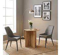 DecHome Tavolo Pieghevole da Pranzo Cucina Legno 90x60x74 cm Quercia