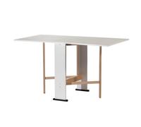 DecHome Tavolo Pieghevole da Pranzo Cucina Moderno 74x136 cm Frassino Mati