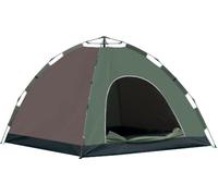 DecHome - Tenda Campeggio 4 Posti Pop-Up per con Borsa da Trasporto 210x210x135cm Verde