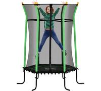 DecHome Trampolino Elastico per Bambini 3-10 Anni Pali Imbottiti Verde R5152GN