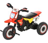 DecHome Triciclo Moto a Pedali Cavalcabile per Bambini da 18+ Mesi colore Rosso