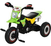 DecHome Triciclo Moto a Pedali Cavalcabile per Bambini da 18+ Mesi colore Verde