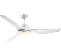 DecHome Ventilatore da Soffitto con Telecomando con Luce Lampadario Ventilatore 6 Velocità Diametro 132x40 cm - 392WT/B31