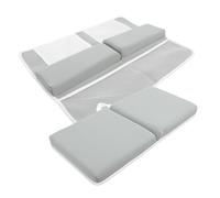 DECHOUS 1 Impostato i genitori usano il cuscinetto per le ginocchia bagnare rubinetto ginocchiere ginocchiera fascia ginocchio poggia gomiti inginocchiatoio e tappetino per i gomiti Grey